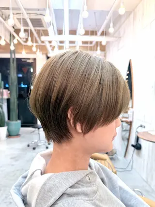 ショート カラー 縮毛矯正/ショート ボブ/髪質改善ともきのヘアスタイル
