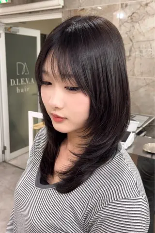 ロング 🫧似合わせレイヤー 透明感カラー🫧清野のヘアスタイル