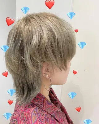 ミディアム カラー 新宿駅近♡個室 ♡関口三都季🌜のヘアスタイル
