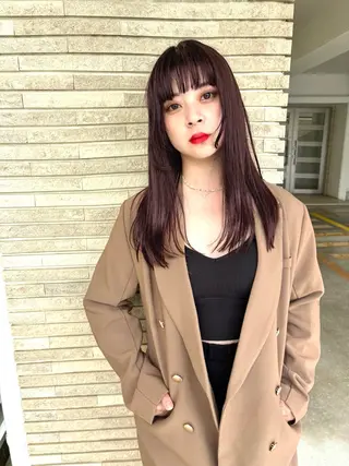 ミディアム カラー grand juteのヘアスタイル