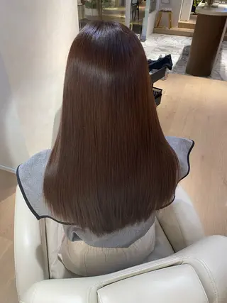ロング 髪質改善ストレート ✂️前田龍之介のヘアスタイル