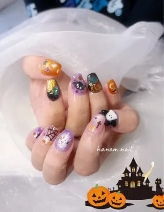 ネイル hanam nail 🌿🩵ハナムネイルのネイルデザイン