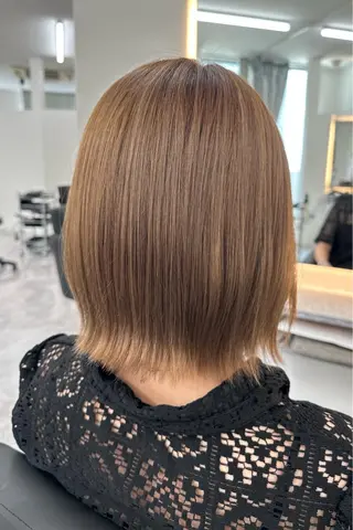 ミディアム 骨格/顔型/診断/ 伏見/伊藤桃花のヘアスタイル