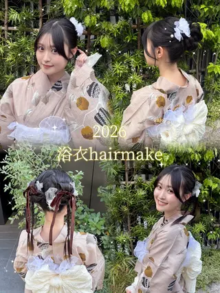 ヘアアレンジ 参列♡デートゆるふわ ヘアメイク🎀みゆうのヘアスタイル