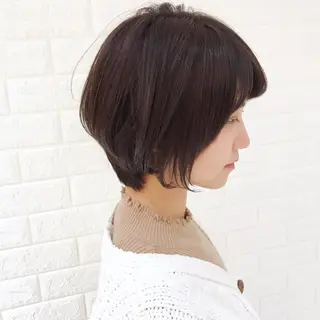 ショート カラー 大人女性ショート専門 tomodaのヘアスタイル
