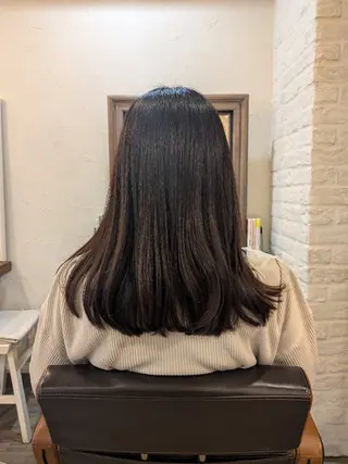 セミロング カットモデル無料✂️ 菊池　位公のヘアスタイル