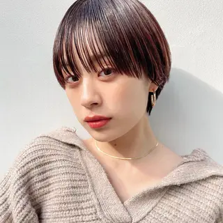 ショート カラー ✨👑お洒落ショート ❣️村上せいな✨のヘアスタイル