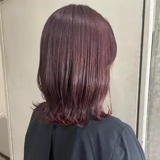 ミディアム カラー 吉村 夏椰のヘアスタイル