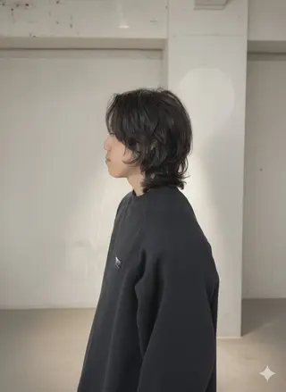 ミディアム メンズ ASUKA/メンズ パーマ特化/千歳烏山のヘアスタイル