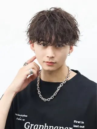 パーマ メンズ 中村 康誠のヘアスタイル