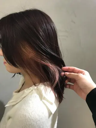 セミロング カラー 新宿御苑前/ボブ 髪質改善Ryuseiのヘアスタイル