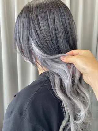 セミロング カラー 💜Rebre** Mayu💜のヘアスタイル