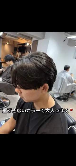 ショート カラー メンズ 🦖櫂斗🦖／ 大宮／透明感カラーのヘアスタイル