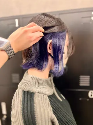 ミディアム カラー 透明感カラー特化🫧 🦋栗原🦋のヘアスタイル