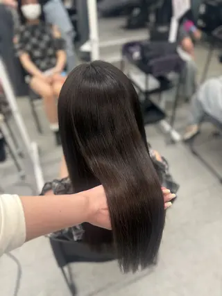 ロング カラー ヘアアレンジ 艶髪グレージュ🩶 maharuのヘアスタイル