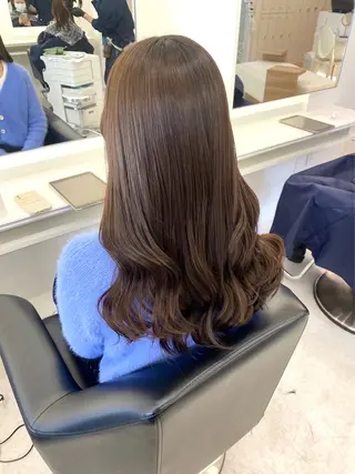 ロング カラー NANO/ ブリーチ×レイヤーのヘアスタイル