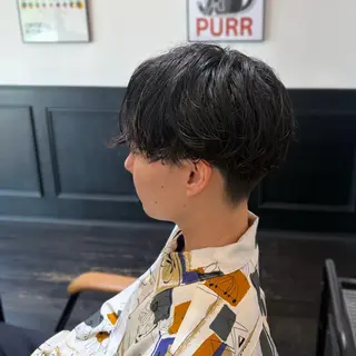 パーマ メンズ スズキ リコのヘアスタイル