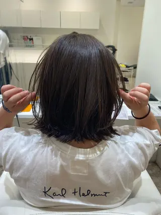 ミディアム カラー 🌿レイヤー/ブリー チ/🌿JINのヘアスタイル
