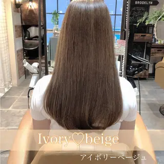 セミロング カラー 縮毛矯正/ 髪質改善/浅見拓哉のヘアスタイル