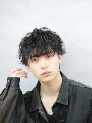 ショート カラー パーマ メンズ キッズ 🔥パーマ特化🔥 優馬のヘアスタイル