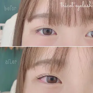 マツエク・マツパ tricot fujimotoのマツエク・マツパデザイン