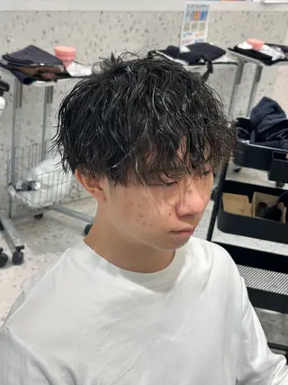 パーマ メンズ 山田 ひかりのヘアスタイル