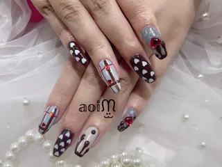 ネイル 葵うさぎ AIのネイルデザイン