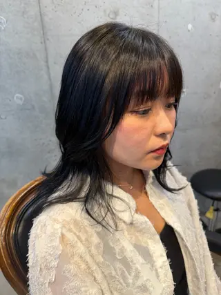 セミロング カラー ヘアアレンジ 🍀Ryosuke 🍀のヘアスタイル
