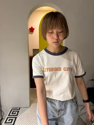 ショート 田中 隼斗のヘアスタイル