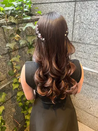 ヘアアレンジ one  chair natsumiのヘアスタイル
