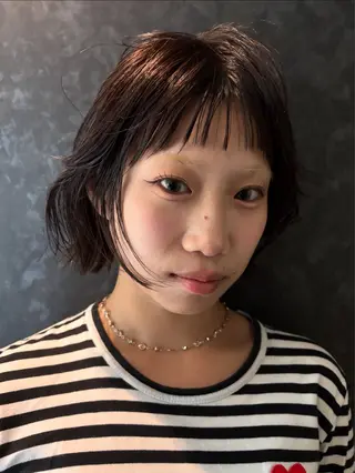 ショート カラー 朝が楽になるパーマ /ミリヤのヘアスタイル