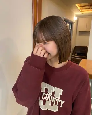 ショート カラー ムナカタ アカリのヘアスタイル