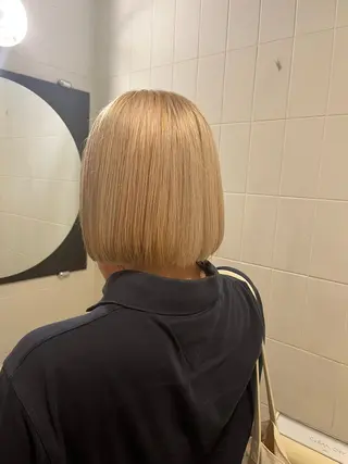 ショート ダブルカラー/透明感 💈JUNYA💈のヘアスタイル