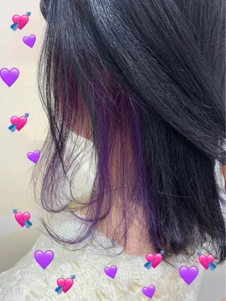 ミディアム カラー 新宿駅近♡個室 ♡関口三都季🌜のヘアスタイル