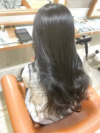 ロング カラー 清水 ちひろ ✄トップスタイリストのヘアスタイル