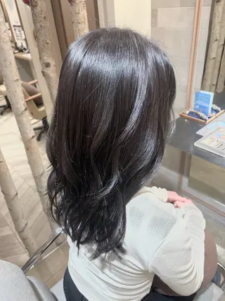 セミロング 木村 澪奈のヘアスタイル