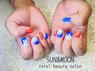 ネイル SUN&MOON REOのネイルデザイン