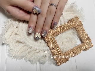 ショート カラー ネイル Le’a NailSalonのネイルデザイン