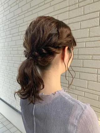 ヘアアレンジ おせ ちさとのヘアスタイル