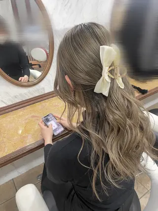 ロング カラー ヘアアレンジ ︎・ AIYUのヘアスタイル