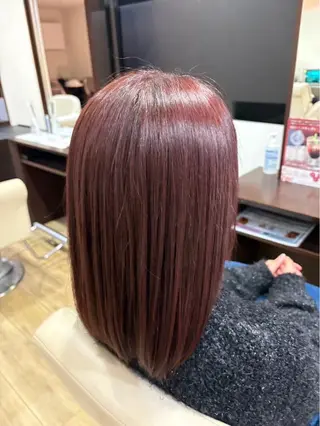 ミディアム 透明感カラー 山田真生のヘアスタイル