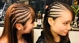 ✨コーンロウ✨ 本田さゃかのヘアスタイル