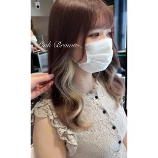 セミロング カラー miyu /トレンド カラー×艶髪のヘアスタイル