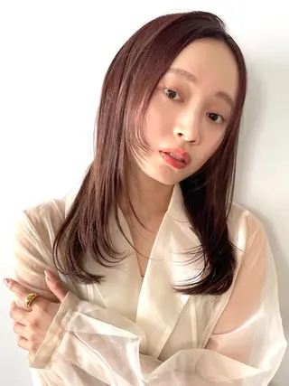 セミロング 松井 涼馬のヘアスタイル