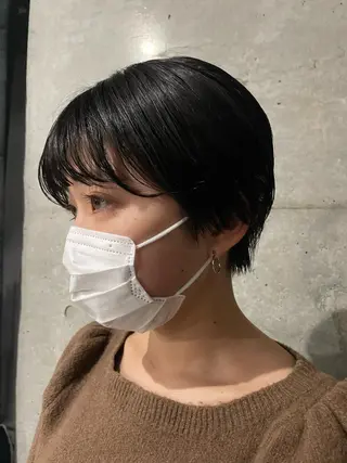 ショート 吉田一輝 外国人パーマのヘアスタイル