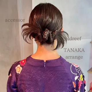 ヘアアレンジ charm《銀座》 ヘアセット/縮毛矯正のヘアスタイル