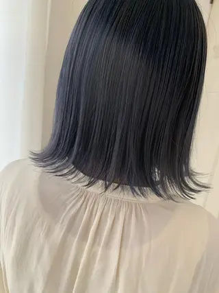 ミディアム カラー fio マナミのヘアスタイル
