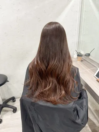 ミディアム 艶カラー/ヘアセット 着付け ふうか 渋谷のヘアスタイル
