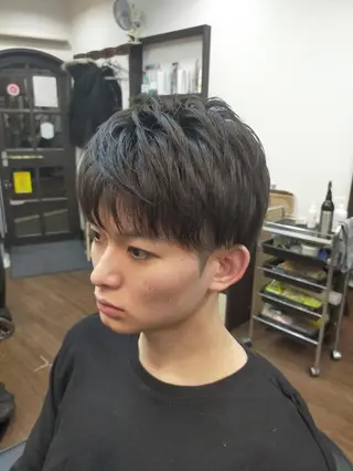 ショート メンズ 男を磨く Barber オオキのヘアスタイル