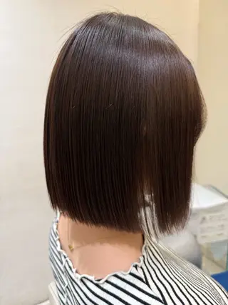 ミディアム 松下仁美 /切りっぱなしボブのヘアスタイル